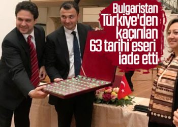 Bulgaristan 63 tarihi eseri Türkiye’ye geri verdi