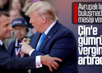 Trump’tan Çin’e gümrük tarifelerini artırma tehdidi