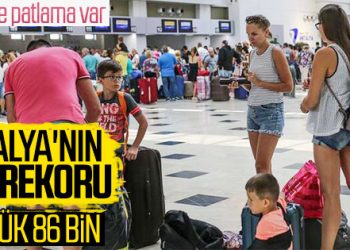 Antalya günlük yolcu sayısı rekorunu tazeledi