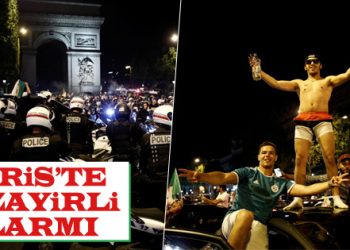 Cezayir-Senegal finali Fransız polisini alarma geçirdi