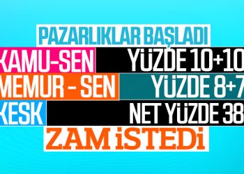 Memur ve memur emeklilerinin zam pazarlığı başladı
