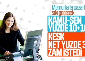 Memurlar, talep ettikleri zammı açıkladı