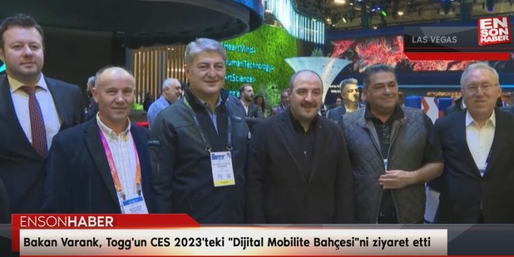 Bakan Varank, Togg’un CES 2023’teki “Dijital Mobilite Bahçesi”ni ziyaret etti