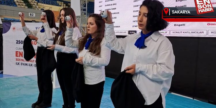 Sakarya’da ‘İlk Evim İlk İş Yerim’ projesi kura çekimleri başladı