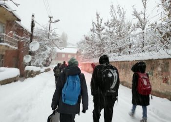 Van’da 3 ilçede kar yağışı nedeni ile okullar tatil edildi